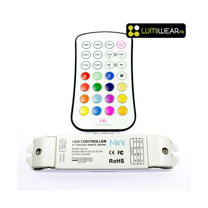 Costume led Light1 RGB à changement de couleurs de taille M