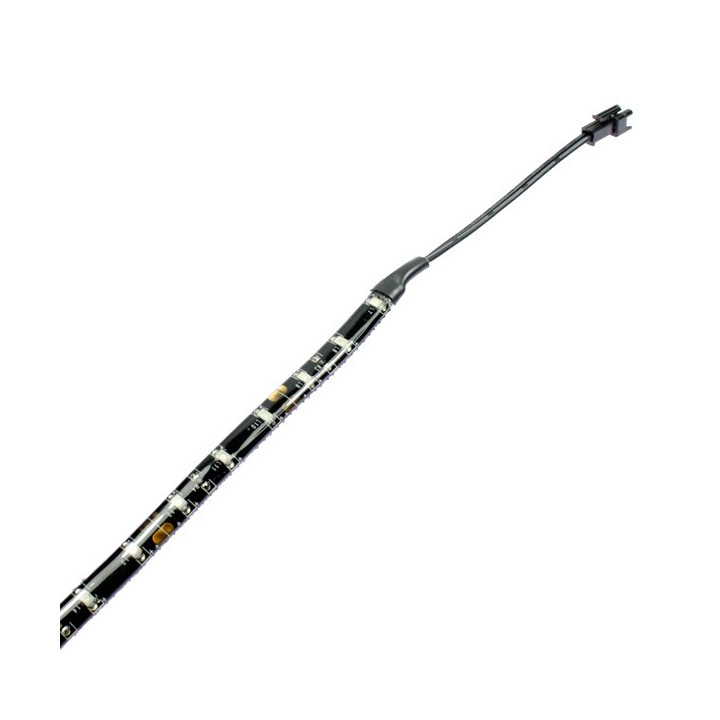 20cm single colored LED strip with Scratch back and connector