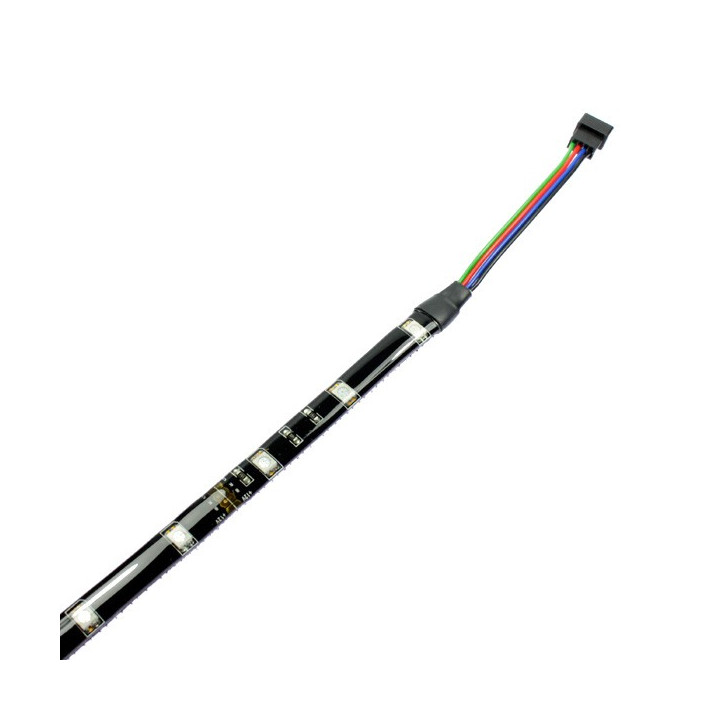 Bande led RGB de 20cm avec dos Scratch et connecteur