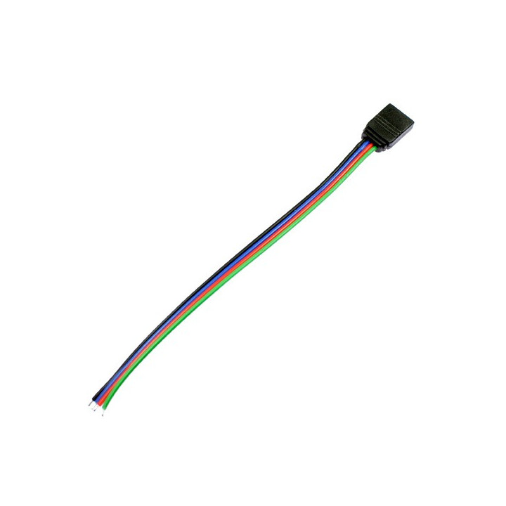 Connecteur RGB femelle pour contrôleurs RGB ou récepteur DMX HF
