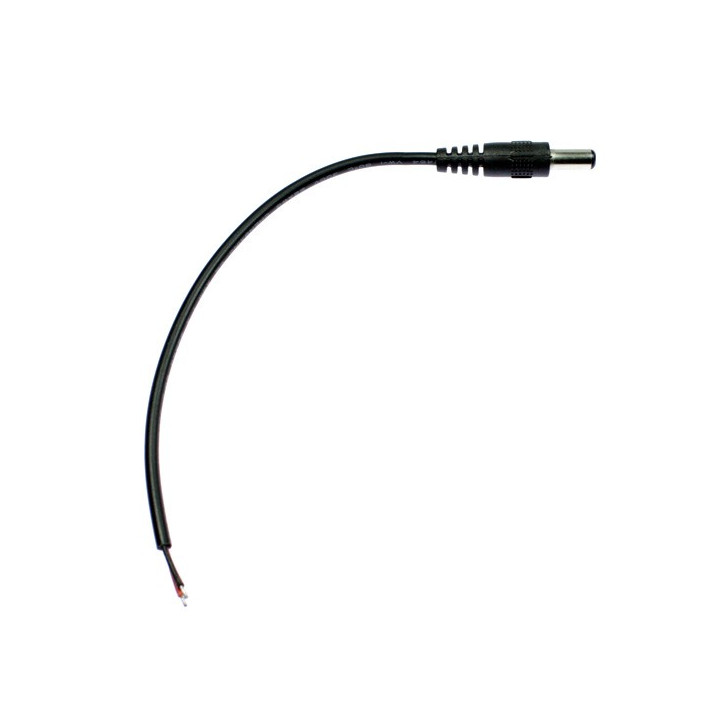 Male jack power connector 5.5 / 2.1mm