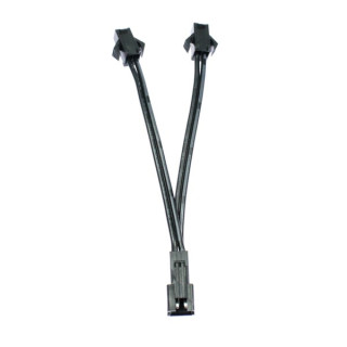Connecteur à clipser 2 sorties pour ruban led mono couleur