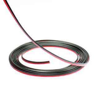 Two-wires electric cable for single colored LED tape. Sold per meter