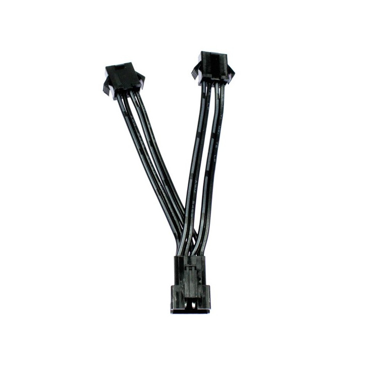 Connecteur à clipser 2 sorties pour ruban led rgb