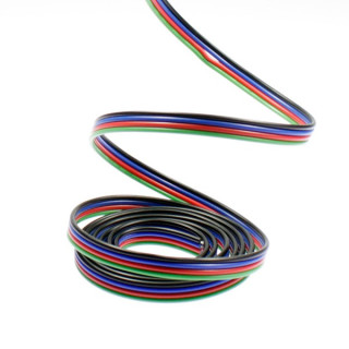 Four-wires electric cable for RGB LED tape. Sold per meter